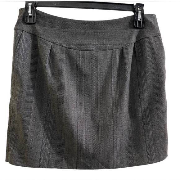 MICHAEL Michael Kors Dresses & Skirts - Michael Kors Gray Striped Mini Skirt - Size 12